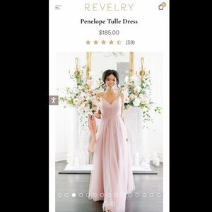 Revelry “Penelope” tulle bridesmaid dress